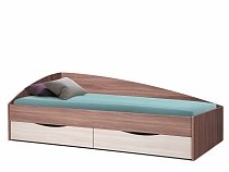 Кровать одинарная "Фея - 3" 2,0 м (асимметричная)