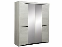 Шкаф для одежды Лючия 33.01 (4-х дверный) (Бетон Пайн)