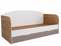 Кровать  с ящиками ДКД 2000.1 Лавис (Дуб бунратти)