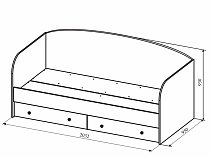 Диван-кровать Сканди ДКД 2000.1