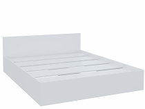 Кровать Мори КРМ 1600.1 (МП) с настилом (Белый)