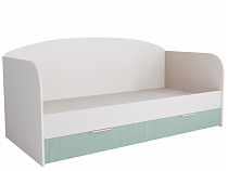 Кровать с ящиками ДКД 2000.1 Лавис (Белый)